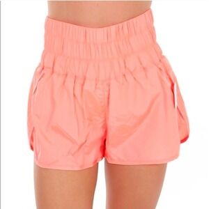 FP Movement The Way Home Printed Shell Running Shorts in Pink Size M